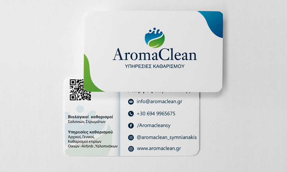 Κάρτες για AromaClean.gr